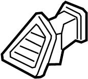 View 97490D3000NS5 Dashboard Air Vent (Right) Full-Sized Product Image