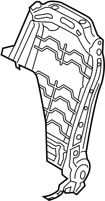 View 52206926360 Backrest frame basic seat Full-Sized Product Image