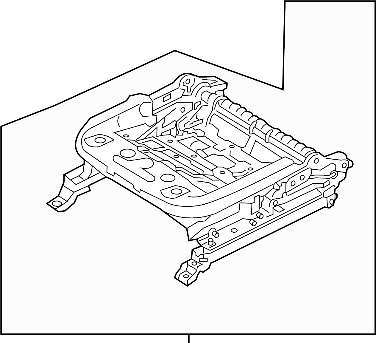 View 88600D3550 TRACK ASSY-RH Full-Sized Product Image