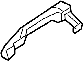 View 692100C090 Exterior Door Handle (Front) Full-Sized Product Image