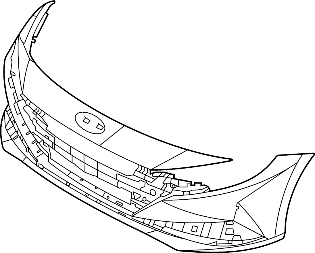 View 86511AB010 Cover - Bumper. (Front, Upper) Full-Sized Product Image