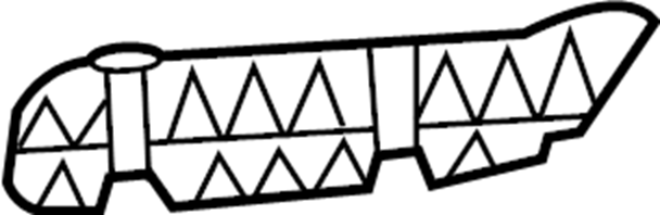 View 86552AB000 Bumper Cover Bracket (Right, Front, Upper, Lower) Full-Sized Product Image