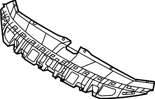 View 86391AA000 Bumper Cover Reinforcement (Upper) Full-Sized Product Image