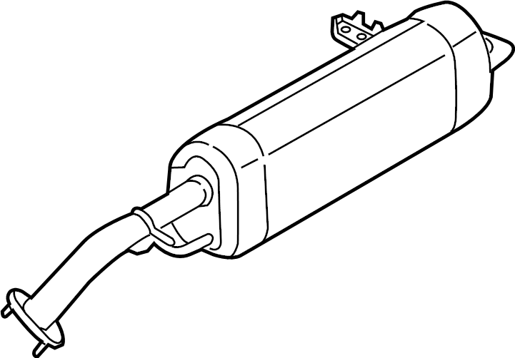 View 28710AA600 Exhaust Muffler (Rear) Full-Sized Product Image