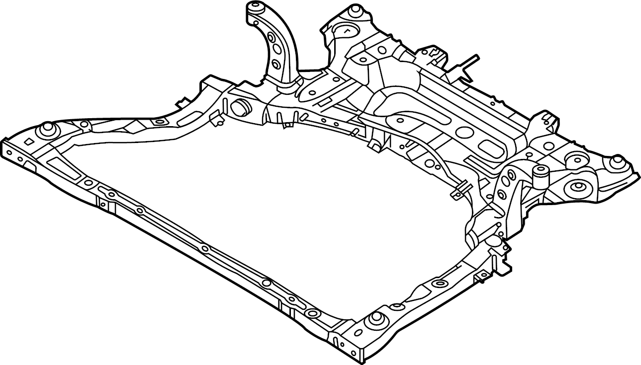View 62405AA100 Suspension Subframe Crossmember Full-Sized Product Image