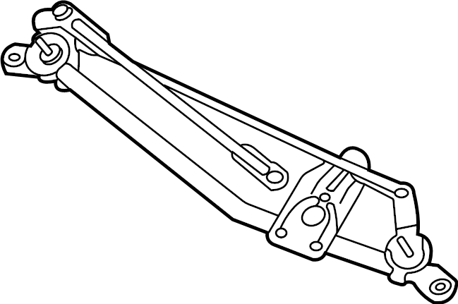 View 98120AA000 LINKAGE ASSY-WINDSHIELD WIPER Full-Sized Product Image