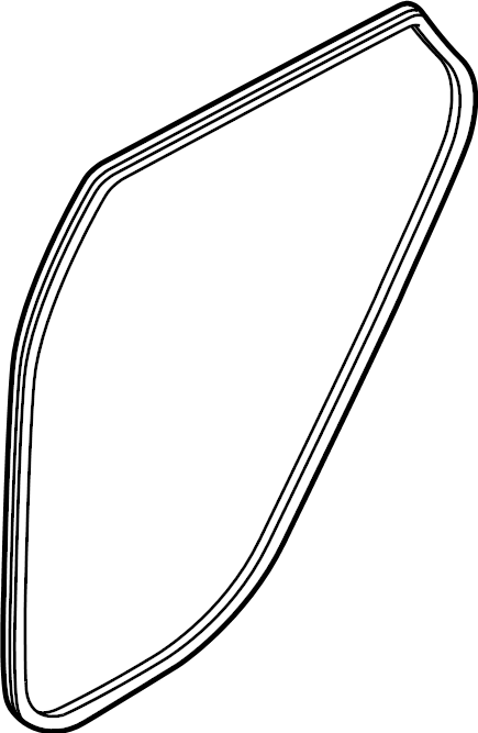 View 83110AA000 Door Seal (Left, Rear) Full-Sized Product Image