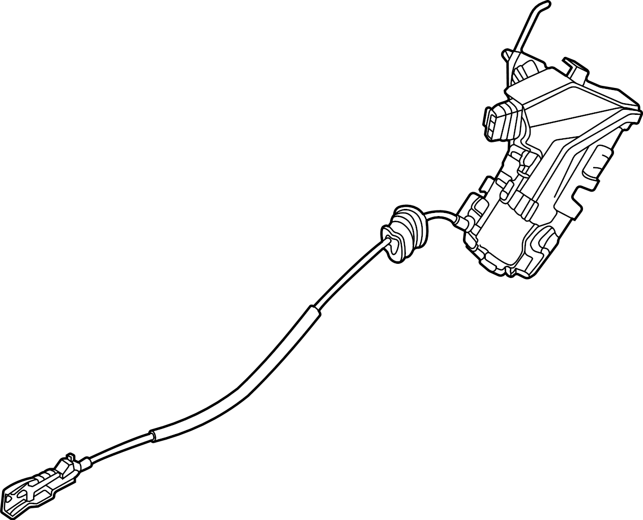 View 81410AA000 Lock. Latch. Actuator. (Left, Rear) Full-Sized Product Image