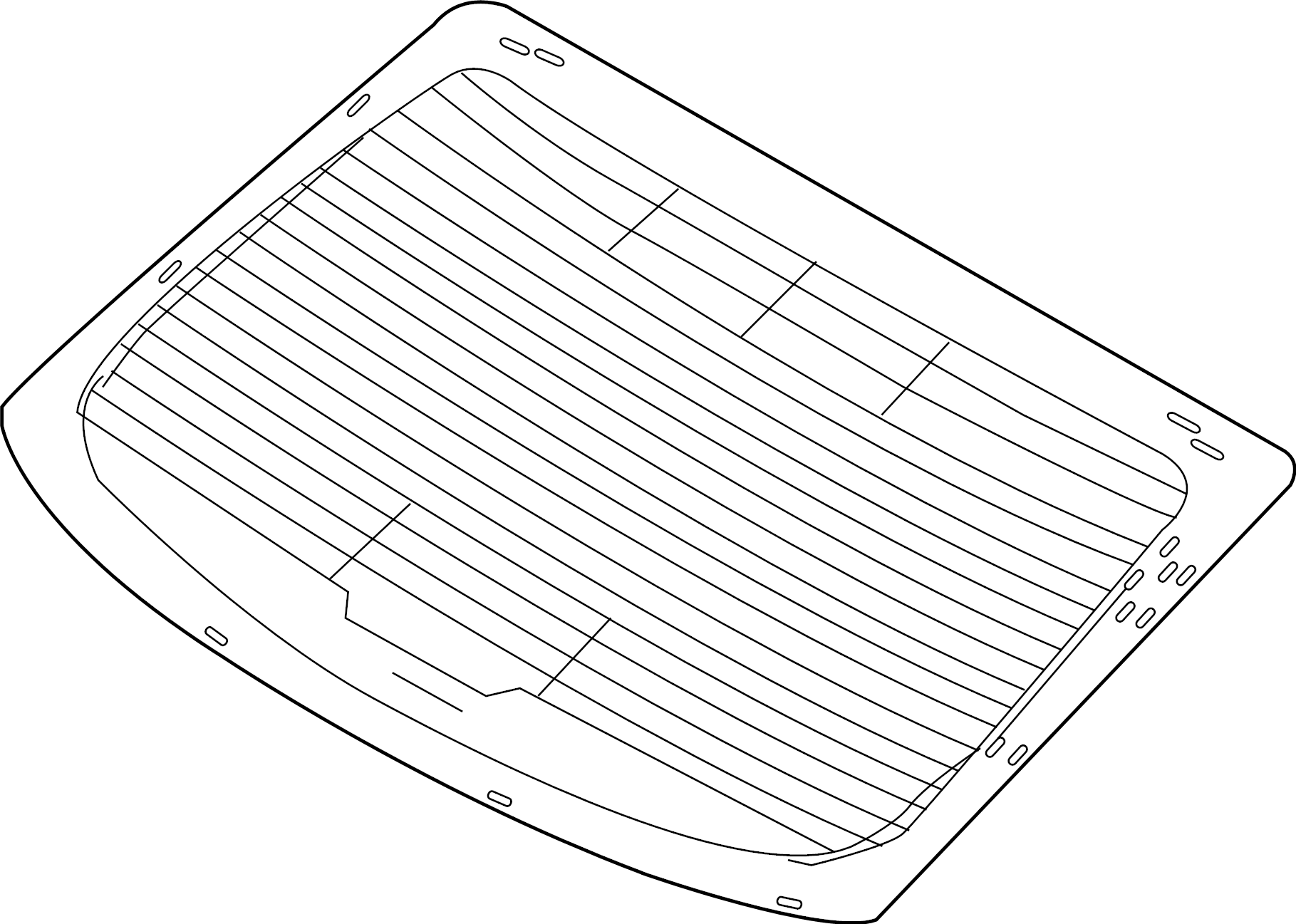 View 87110AA020 Back Glass (Rear) Full-Sized Product Image