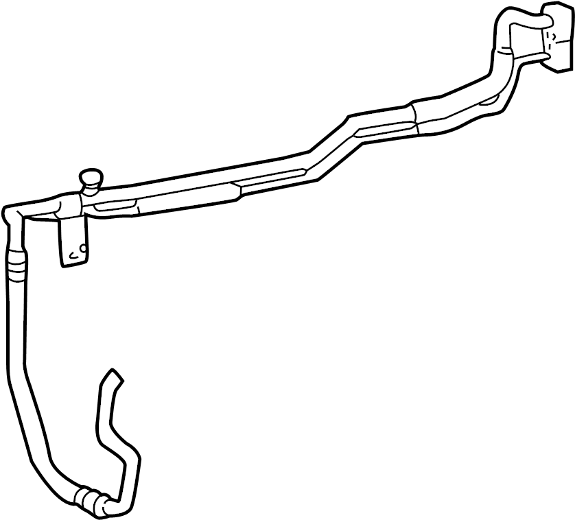 View 977633D100 A/C Refrigerant Suction Hose Full-Sized Product Image