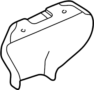 View 2852538001 Exhaust Manifold Heat Shield Full-Sized Product Image