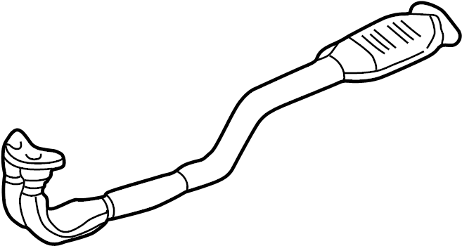 View 2861038066 Pipe. Exhaust. (Front) Full-Sized Product Image