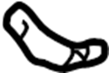 View 8475138700 Instrument Panel Brace (Left, Lower) Full-Sized Product Image