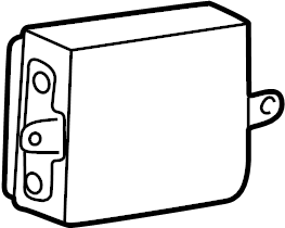 View 963703D000 Radio Amplifier (Rear) Full-Sized Product Image