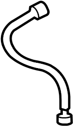 View 587310A000 Brake Hydraulic Hose (Left, Front) Full-Sized Product Image