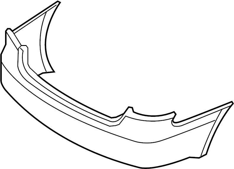 View 866100A800 Bumper Cover (Rear, Upper, Lower) Full-Sized Product Image