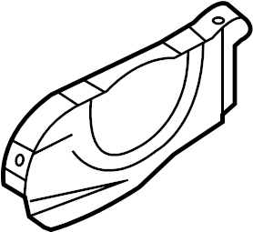 View 291303R000 Fender Splash Shield (Left) Full-Sized Product Image