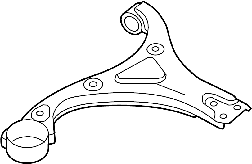 View 545003S000 Suspension Control Arm (Left, Front, Lower) Full-Sized Product Image