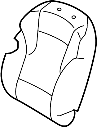 View 883603Q300Y4A Seat Back Cushion Cover (Front, Rear) Full-Sized Product Image