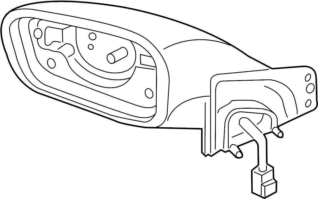View 876203Q110 Door Mirror (Right) Full-Sized Product Image