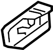 View 826103S000 Interior Door Handle (Left) Full-Sized Product Image