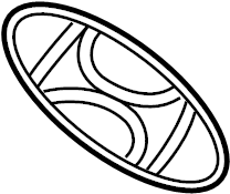 View 863113Q000 Deck Lid Emblem (Rear) Full-Sized Product Image
