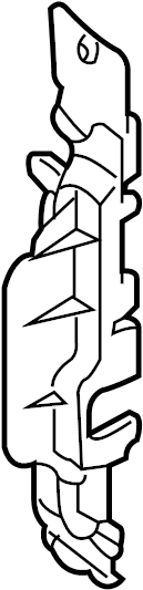 View 291362E000 Radiator Support Air Deflector (Right) Full-Sized Product Image