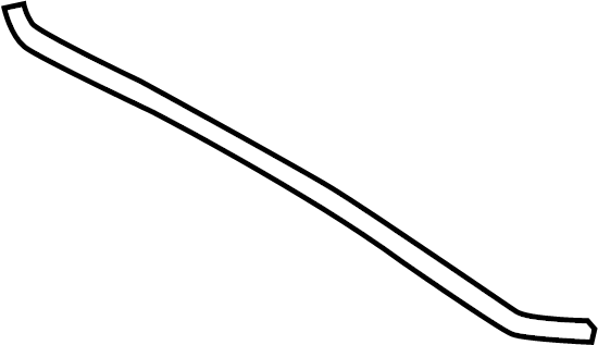 View 864352E000 Hood Seal (Front, Rear, Upper) Full-Sized Product Image