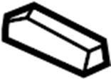 View 864322E000 Hood Seal (Left, Front) Full-Sized Product Image