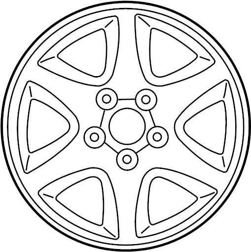 View 529102E710 Wheel Full-Sized Product Image