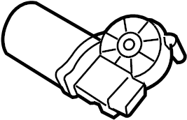 View 981102E000 Windshield Wiper Motor (Front) Full-Sized Product Image