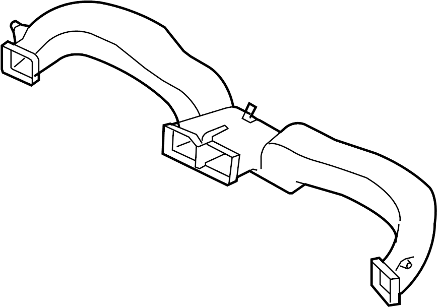 View 974702E000 Instrument Panel Air Duct Full-Sized Product Image