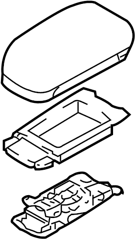View 846602E005H5 Console Armrest Full-Sized Product Image