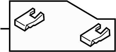 View 891372E001Z9 Seat Hinge Cover (Rear, Lower) Full-Sized Product Image