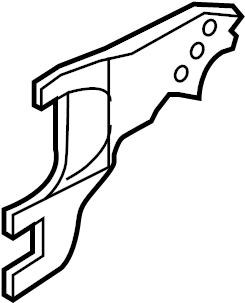 View 814972E000 Door Latch Bracket (Left, Right, Rear) Full-Sized Product Image