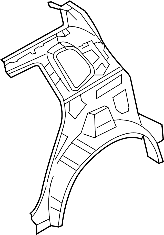 View 716502E010 Quarter Panel (Left, Upper) Full-Sized Product Image
