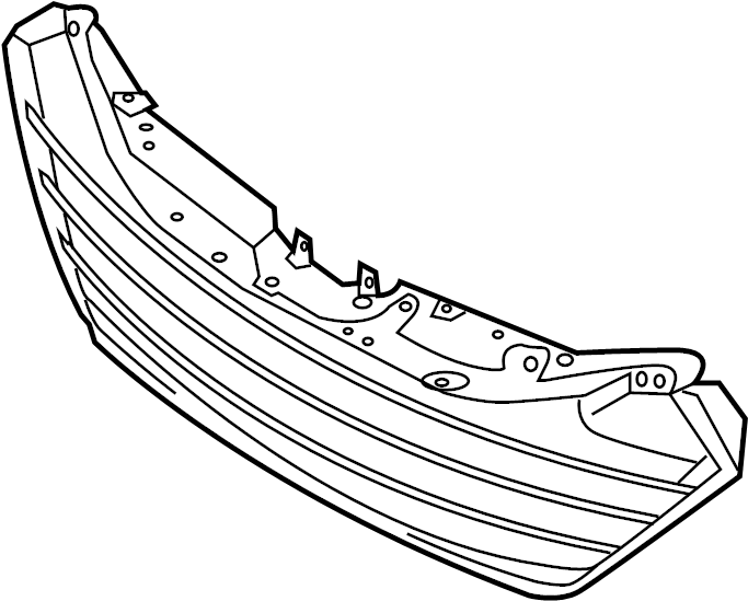 View 865612S100 Grille (Front, Lower) Full-Sized Product Image
