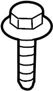 View 25623FD040 Headlight Mounting Bolt Full-Sized Product Image