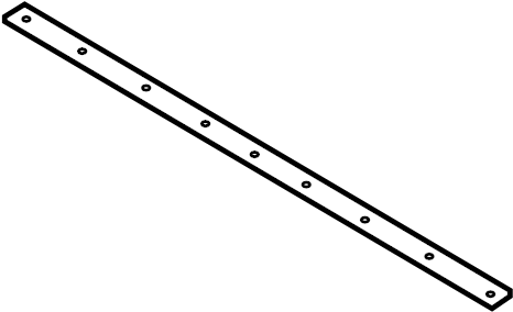 View 864352S000 Hood Seal (Front, Rear, Upper) Full-Sized Product Image