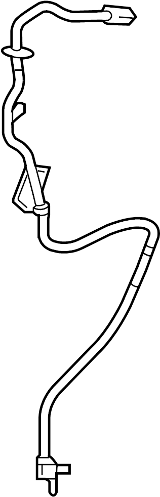 View 956702S300 ABS Wheel Speed Sensor (Left, Front) Full-Sized Product Image