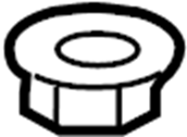 View 545591F000 FLANGE NUT-SELF LOCK. FLANGE NUT-SELF LOCKING Full-Sized Product Image