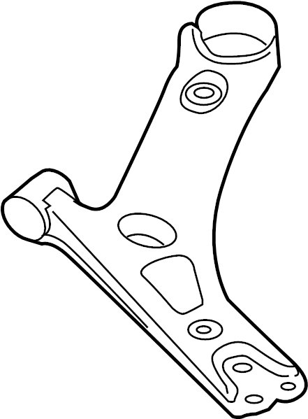 View 545012S600 Suspension Control Arm (Right, Front, Lower) Full-Sized Product Image