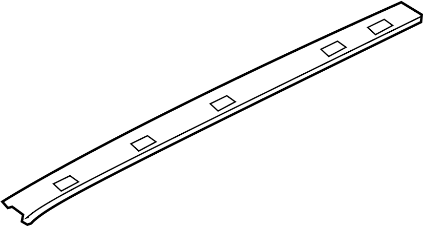 View 7555533090 Drip molding. MOULDING, Roof Side.  Full-Sized Product Image