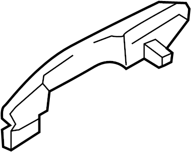 View 826512S000CA Exterior Door Handle Full-Sized Product Image