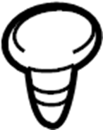 View 1018805161 Screw. (Rear, Upper) Full-Sized Product Image