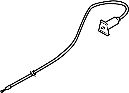 View 815902S000 Fuel Filler Door Release Cable Full-Sized Product Image