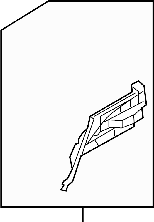 View 857302S000MBS Interior Quarter Panel Trim Panel (Left, Lower) Full-Sized Product Image