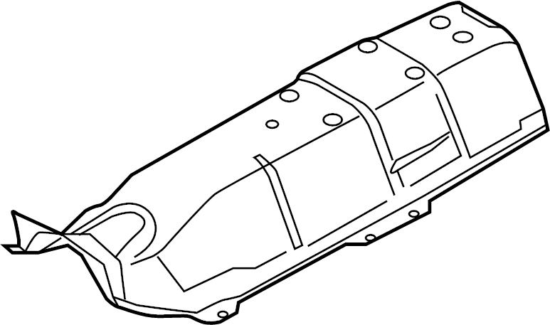 View 28791E6000 Shield. Heat. Protector. (Front) Full-Sized Product Image
