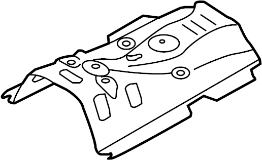 View 28793G8000 Heat. Shield. (Rear) Full-Sized Product Image