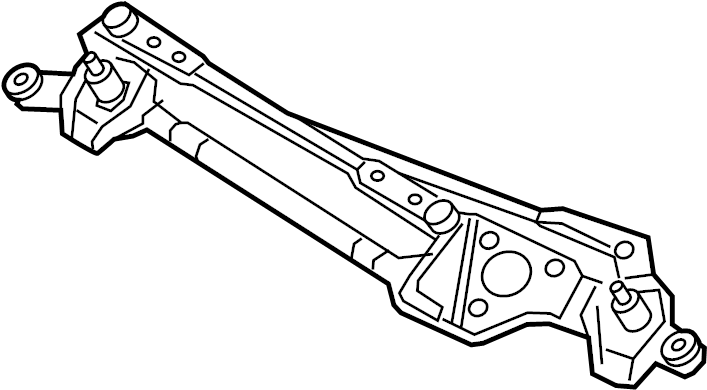 View 98120C2000 Windshield Wiper Linkage Full-Sized Product Image